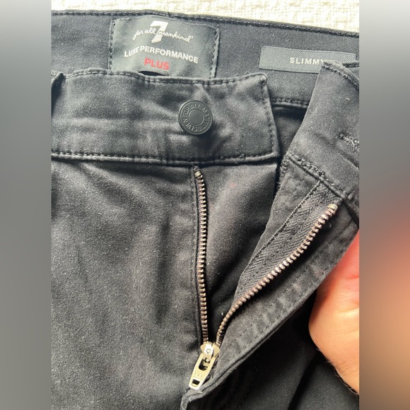 7 for all mankind men’s black jeans size 33 - Picture 8 of 8